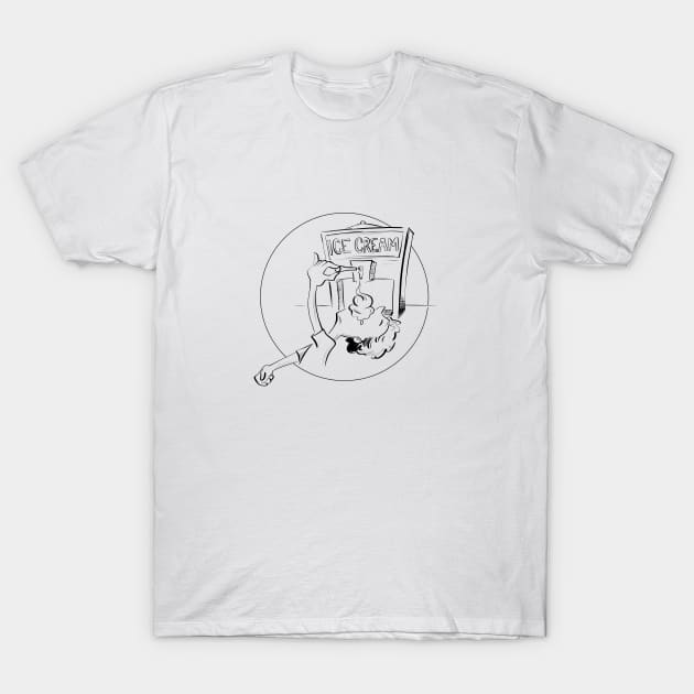 Ice Cream Dream T-Shirt by Jason's Doodles